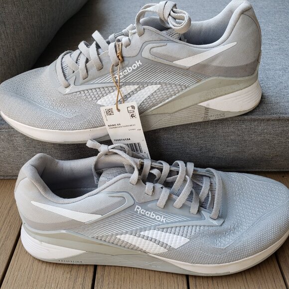 BNWT REEBOK Nano X4 Training Shoes cool grey / bright white (11.5) KICKS - Picture 7 of 9
